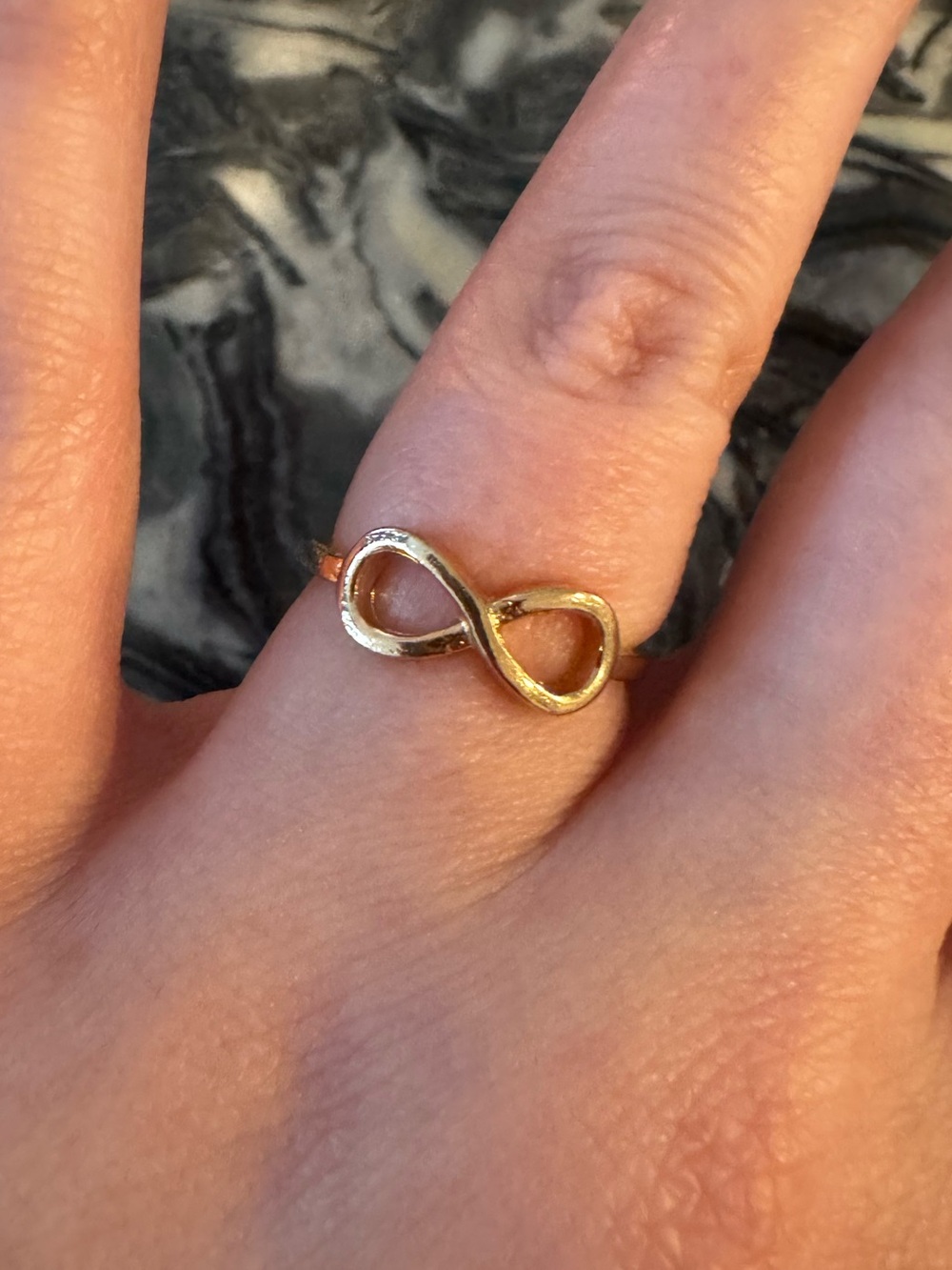 Gold Infinity Ring - Classic Gold Band - Size 6.5
